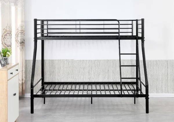 Lit superposé 2 places / 1 place noir