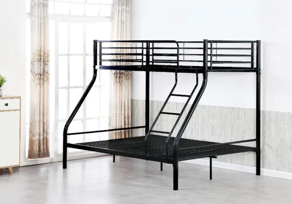 Lit superposé 2 places / 1 place noir